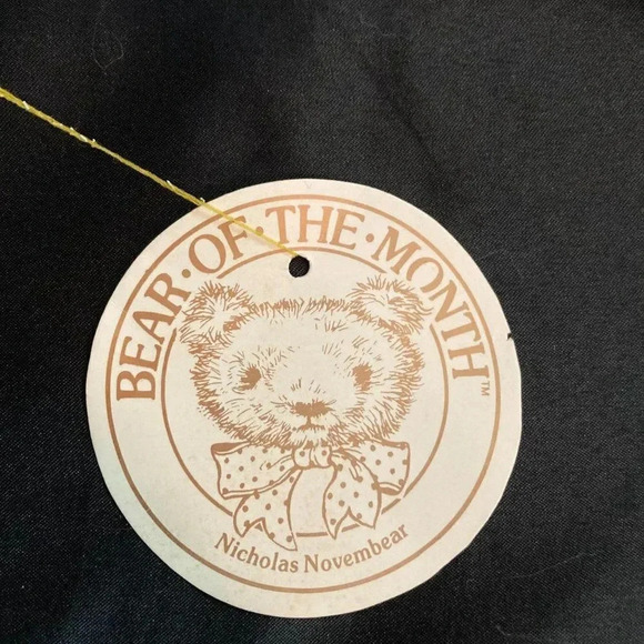 VTG Gorham Teddy Bear of November 1984 - Nicholas Novembear - Fully Jointed NWT - Picture 2 of 9